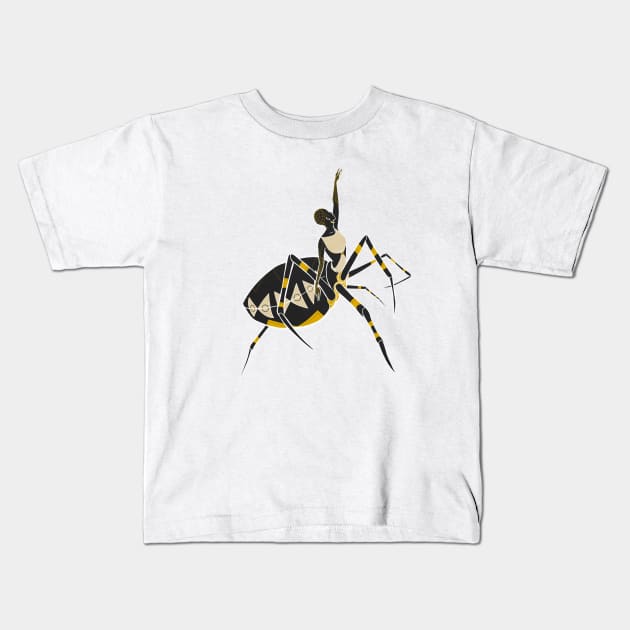 Arachne Kids T-Shirt by dcamorlinga